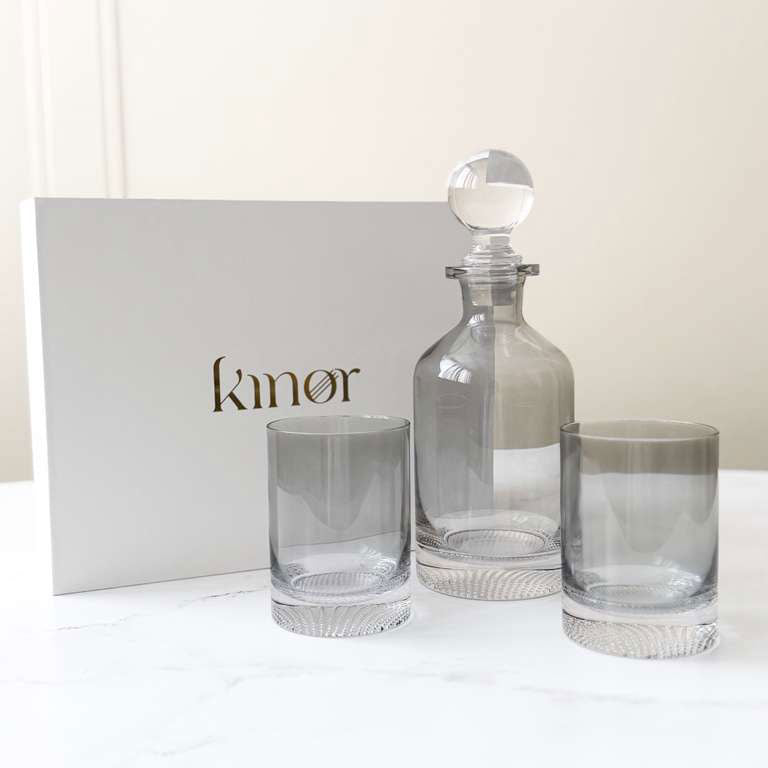 Stained Glass Decanter Set