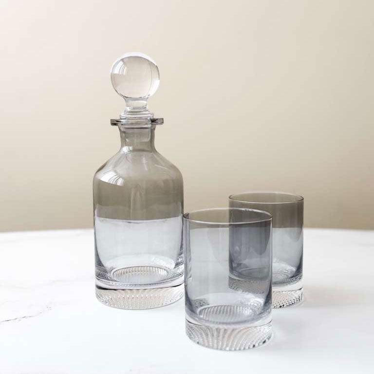 Stained Glass Decanter Set