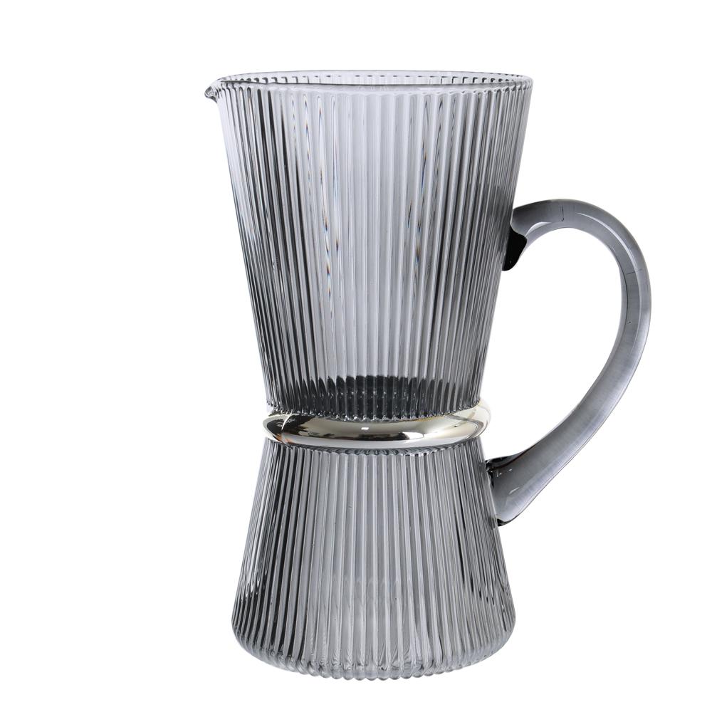 Glass Pitcher with Band