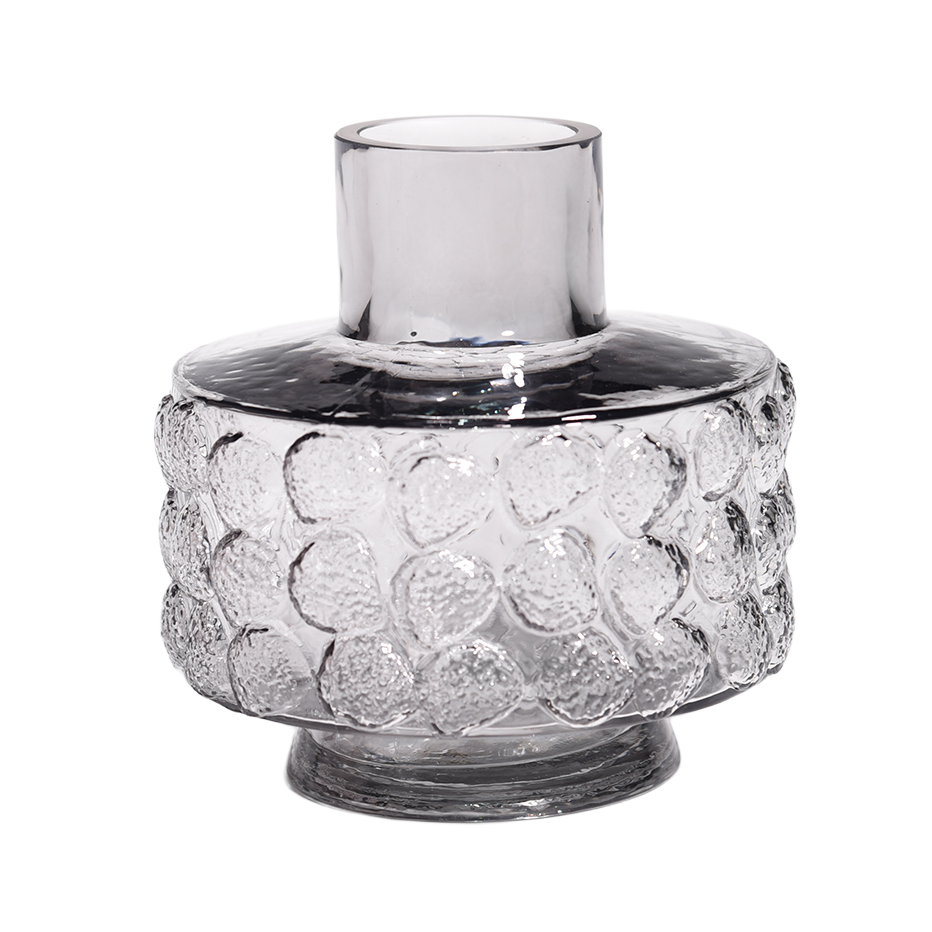 Short Neck Vase With Strawberry Pattern