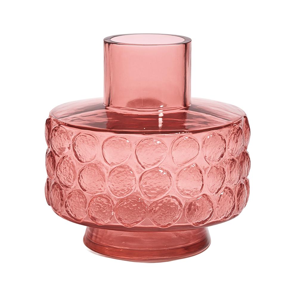 Short Neck Vase With Strawberry Texture