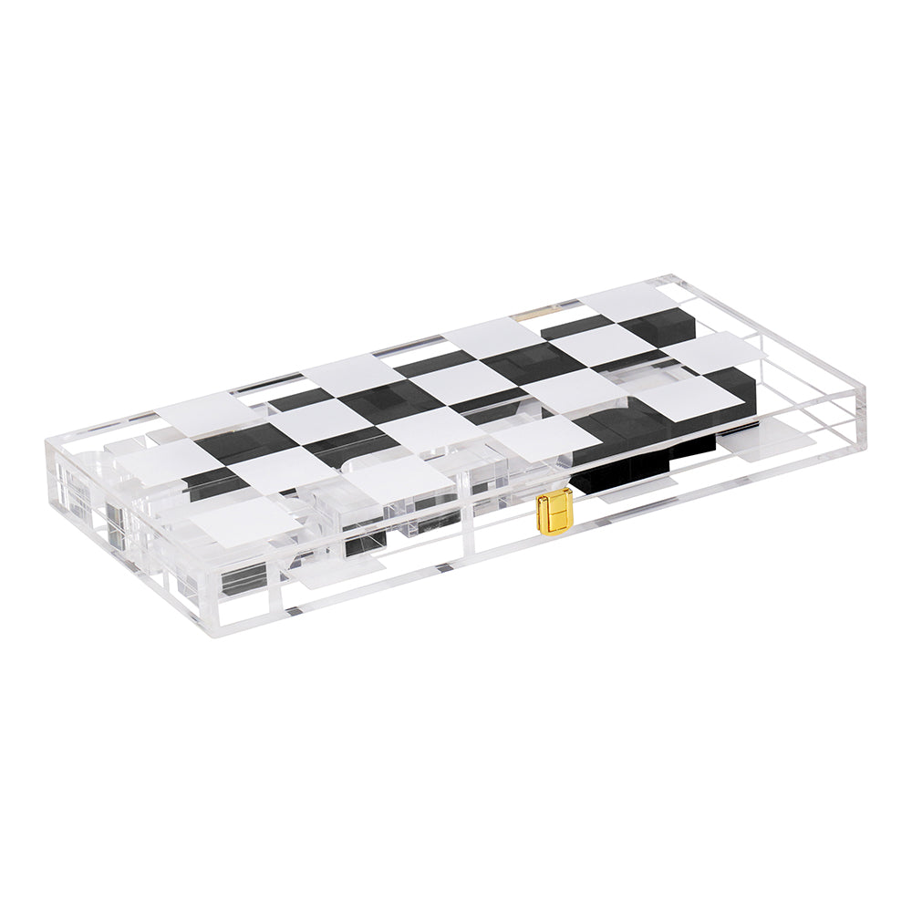 Lucite Foldable Chess Game