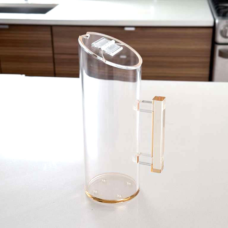 Amber Lucite Pitcher