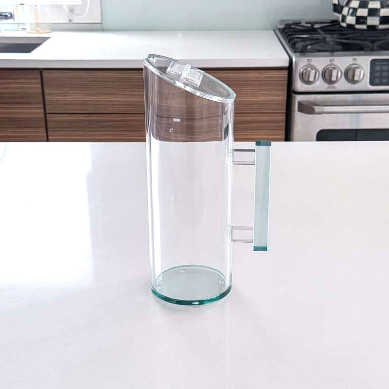 Teal Lucite Pitcher