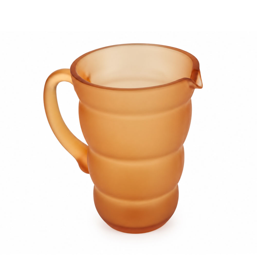 Resin Amber Curved Pitcher