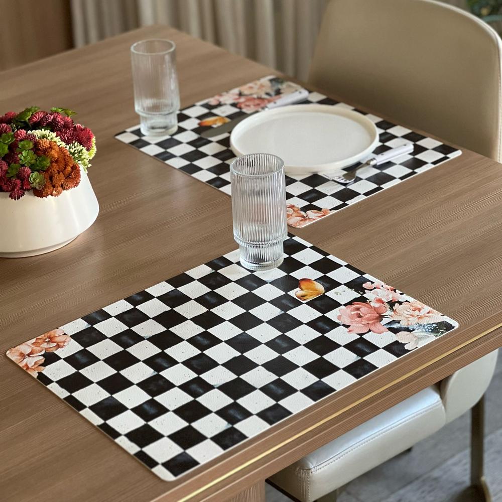Chic Checkered Placemats