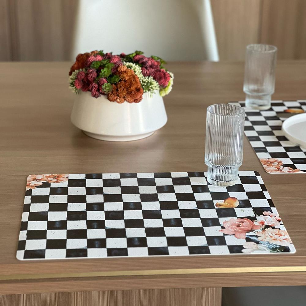 Chic Checkered Placemats