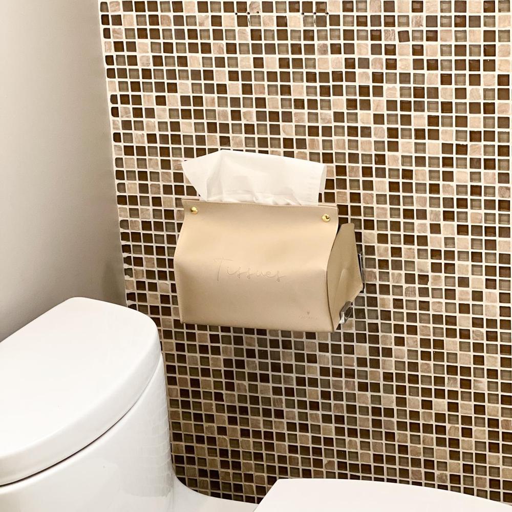 Leatherette Tissue Holder