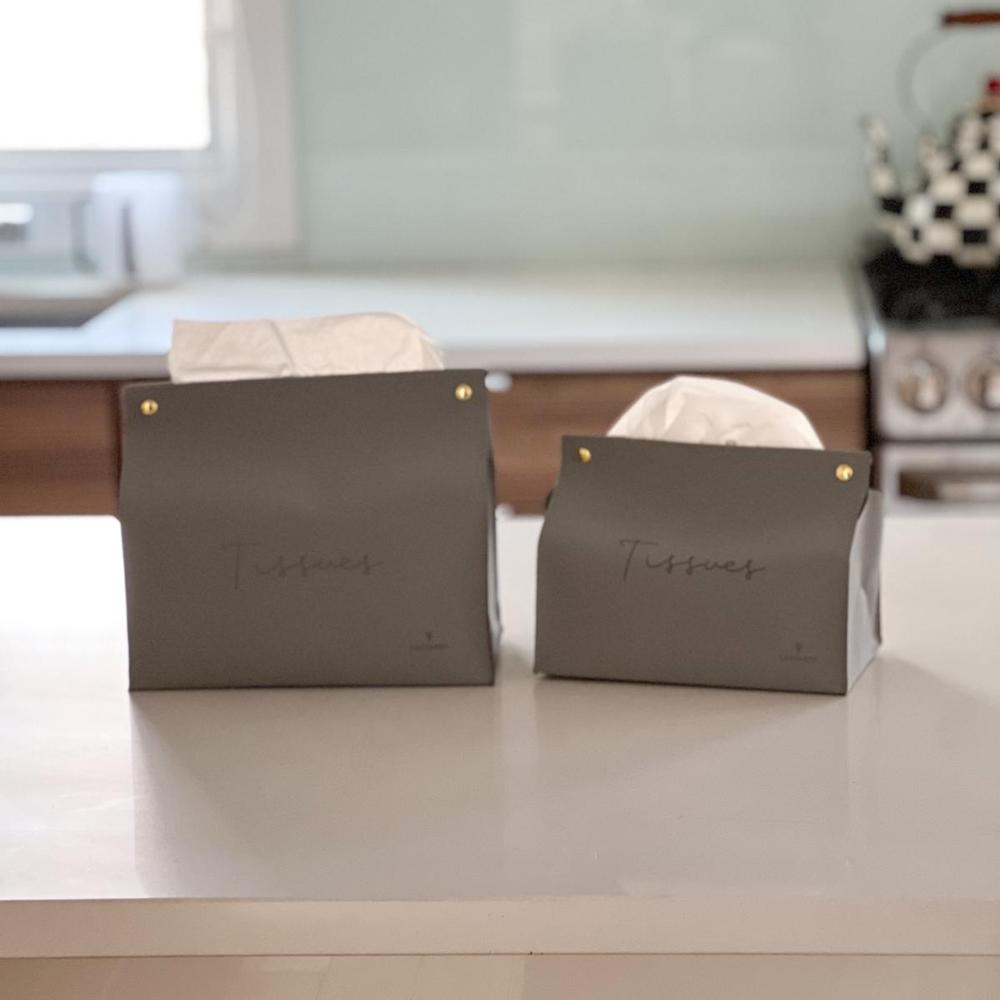 Leatherette Tissue Holder