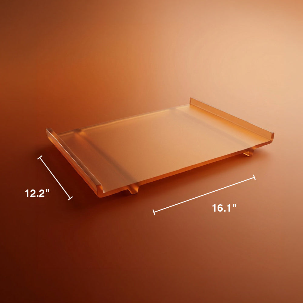 Resin Amber Tray