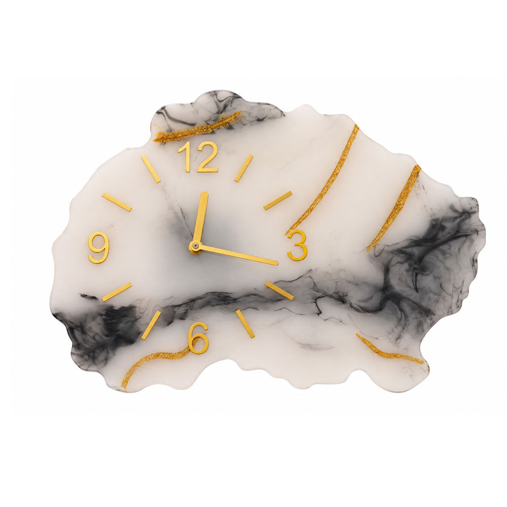 Natural Edge Resin Wall Clock