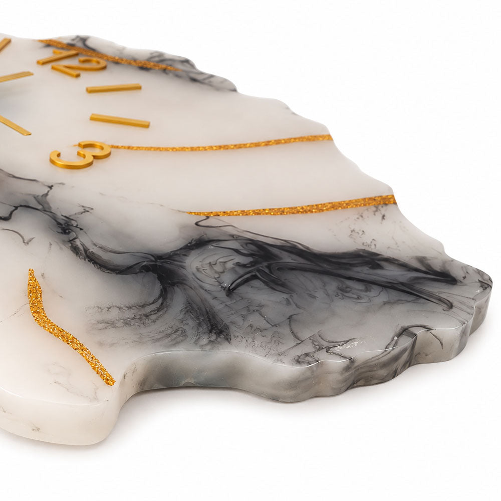 Natural Edge Resin Wall Clock