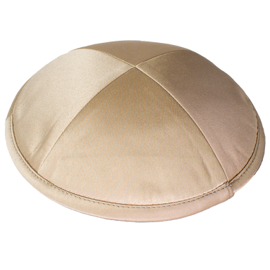 Kippah Champagne Deluxe Satin