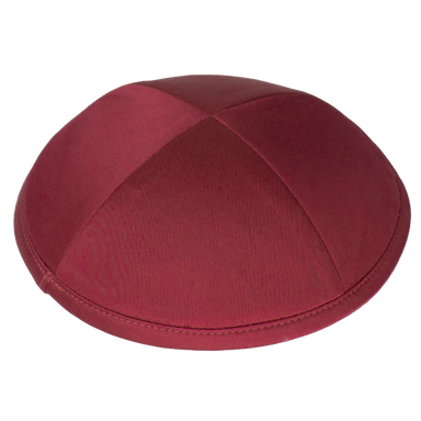 Kippah Dark Red Deluxe Satin