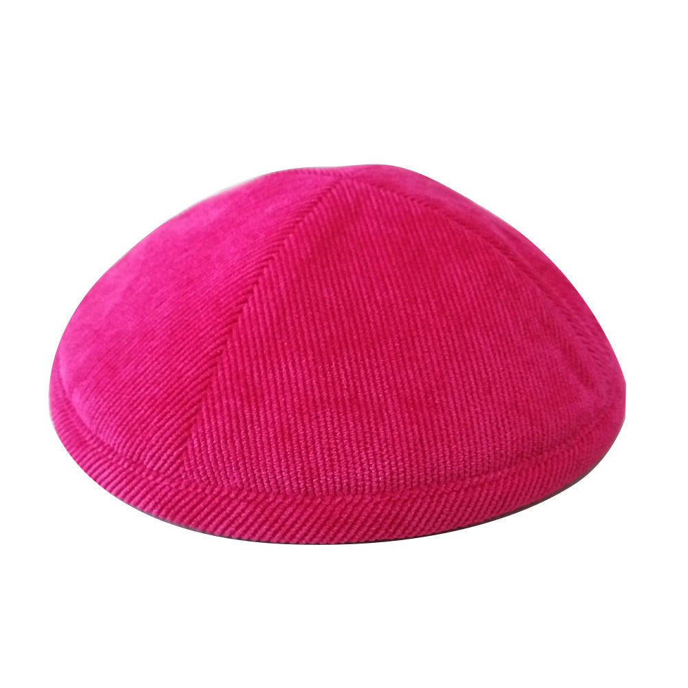 Kippah Dk.Red Corduroy