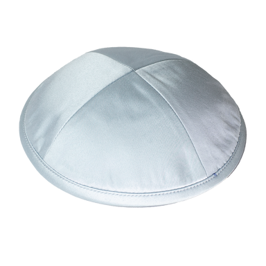 Kippah Light Blue Deluxe Satin