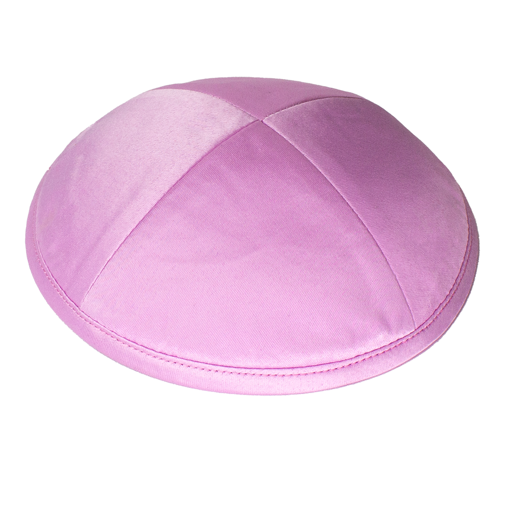 Kippah Light Pink Deluxe Satin