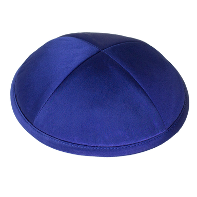 Kippah Navy Deluxe Satin