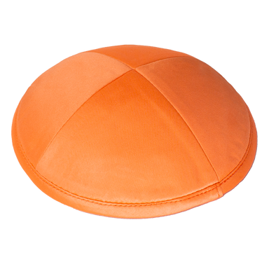 Kippah Orange Deluxe Satin