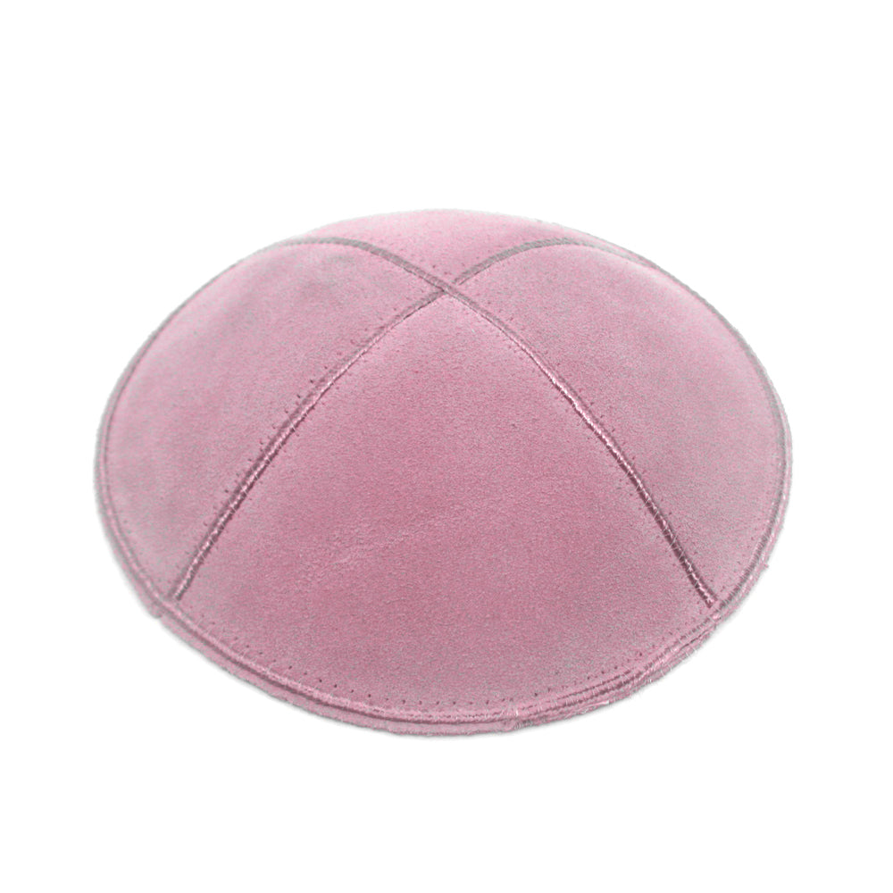 Kippah Pink Suede