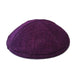 Kippah Plum Burlap