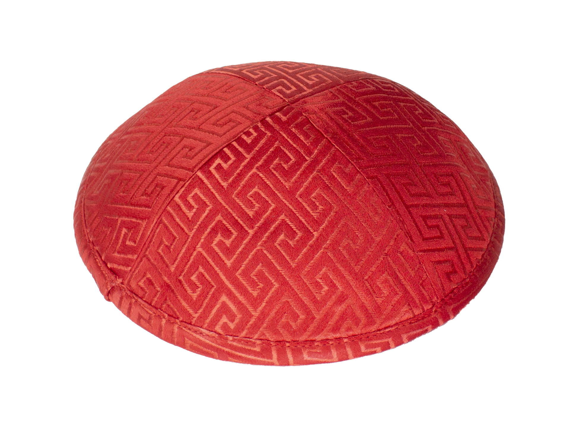 Kippah Red Deluxe Brocade