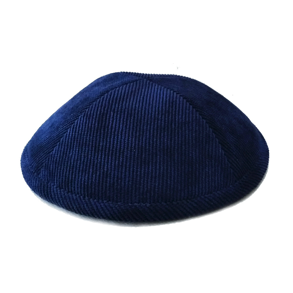 Kippah Royal Blue Corduroy