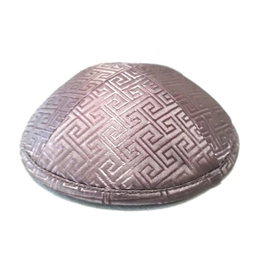 Kippah Silver Deluxe Brocade