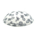 Kippah White Blue Pineapples Cotton