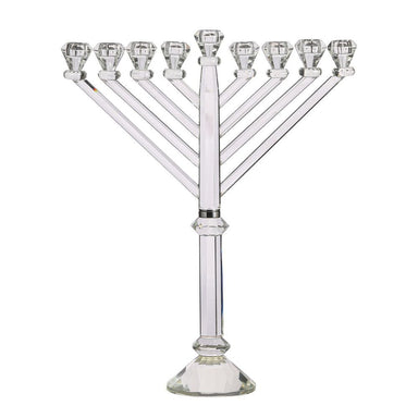 Lavish Crystal Menorah