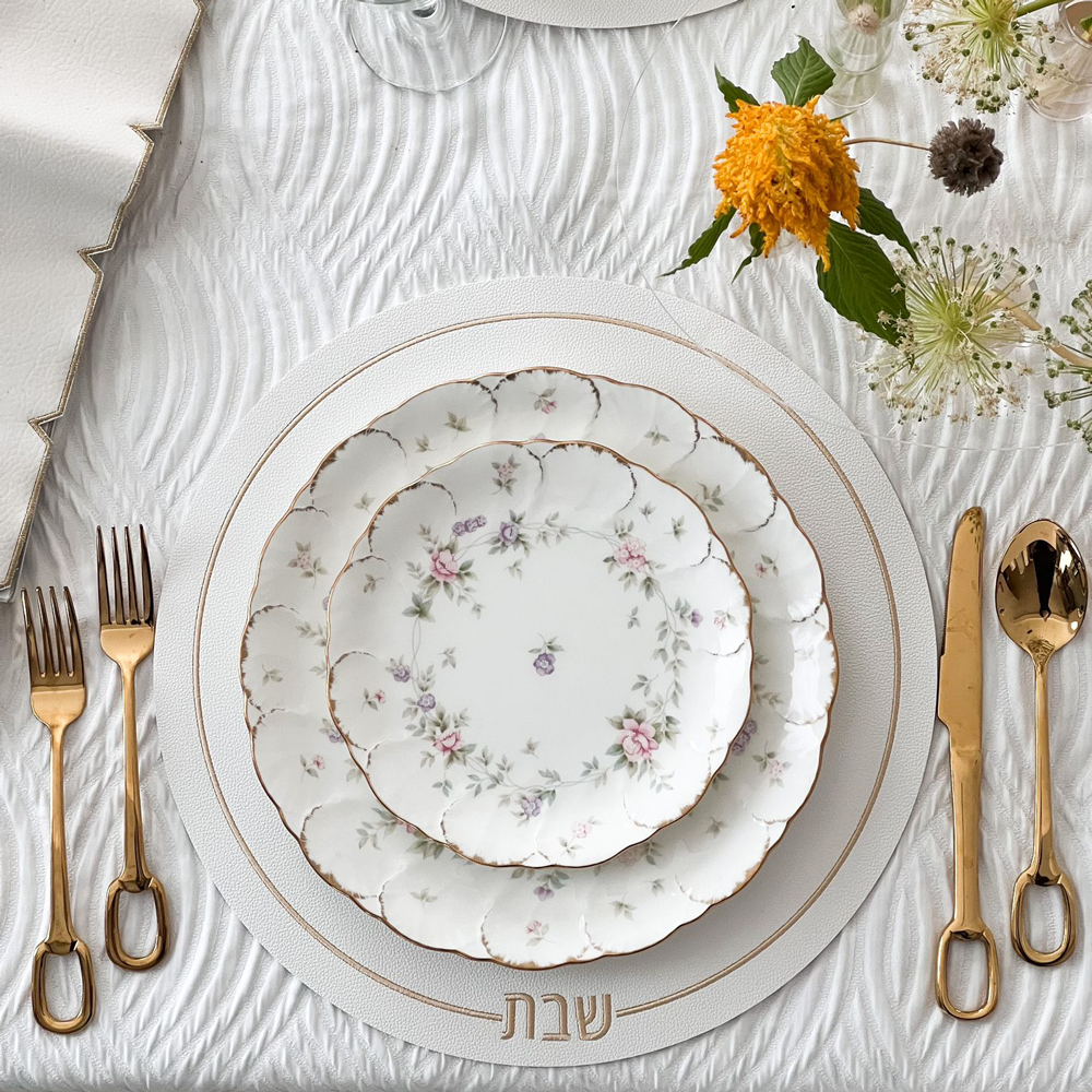 Leatherette Shabbos Placemats