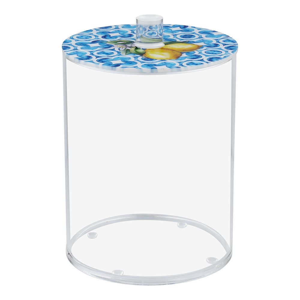 Lucite Cookie Jars Blue Design