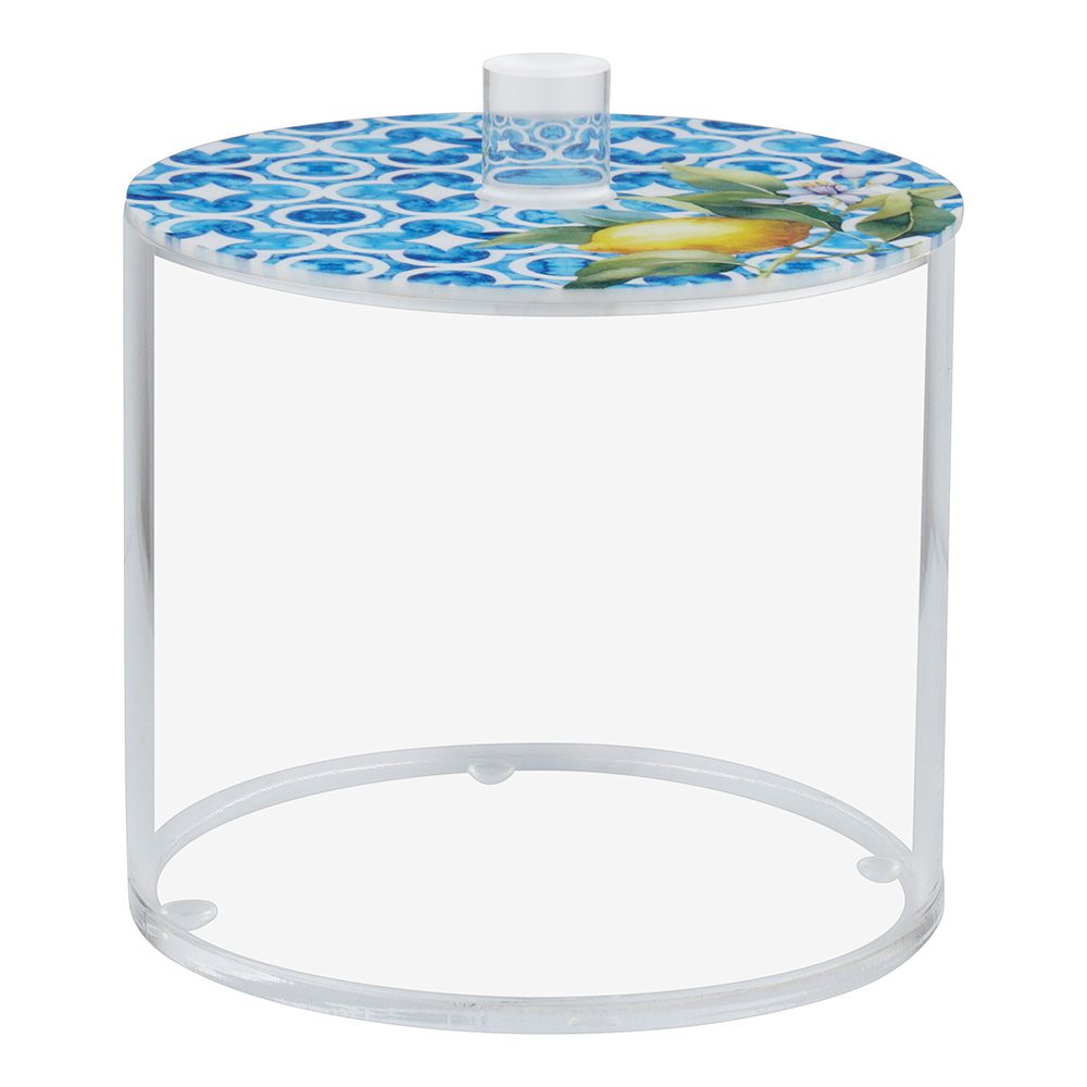 Lucite Cookie Jars Blue Design