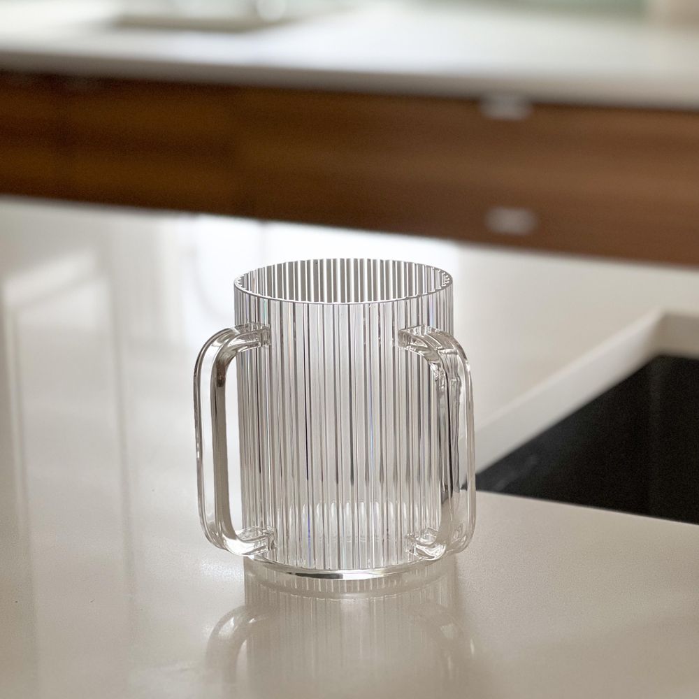 Lucite Corrugated Wash Cup