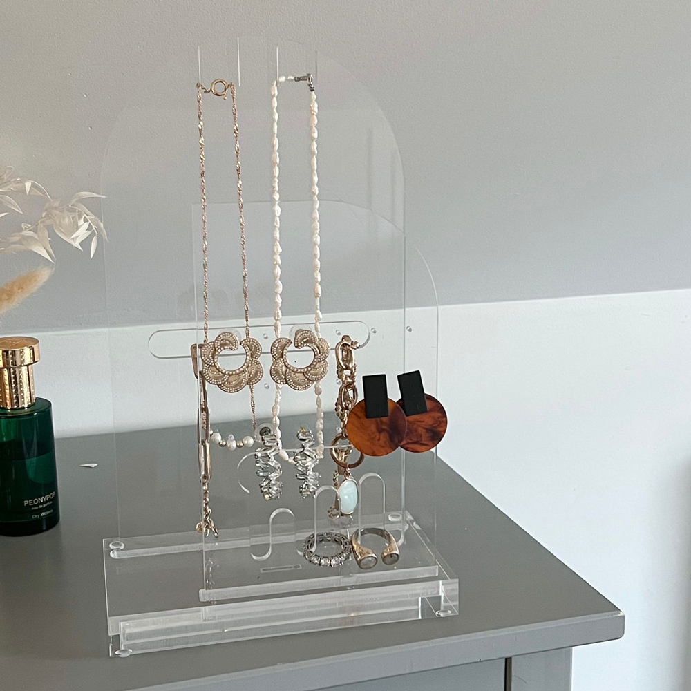 Lucite Jewelry Display Stand