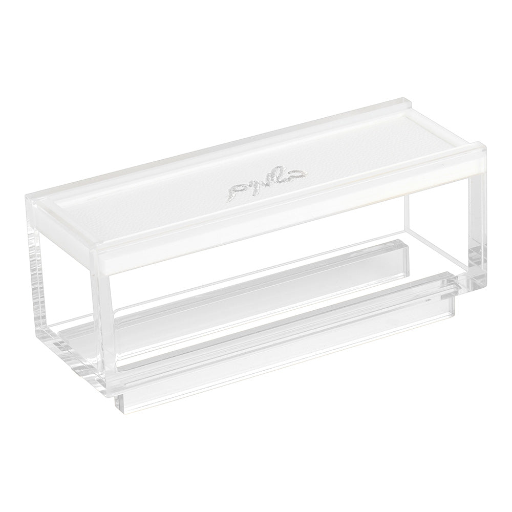 Lucite & Leatherette Besamim Box