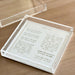 Lucite & Leatherette Havdallah Tray