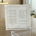 Lucite & Leatherette Havdallah Tray