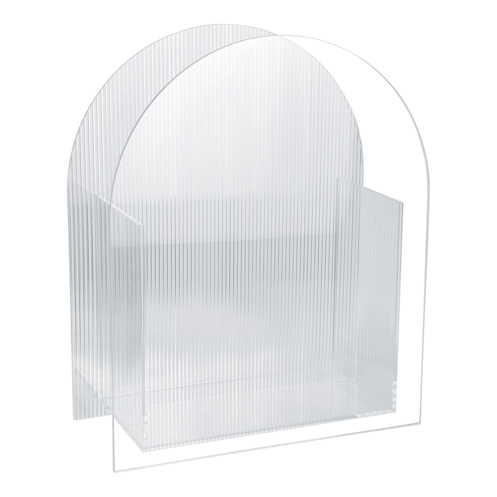 Lucite Magazine Rack