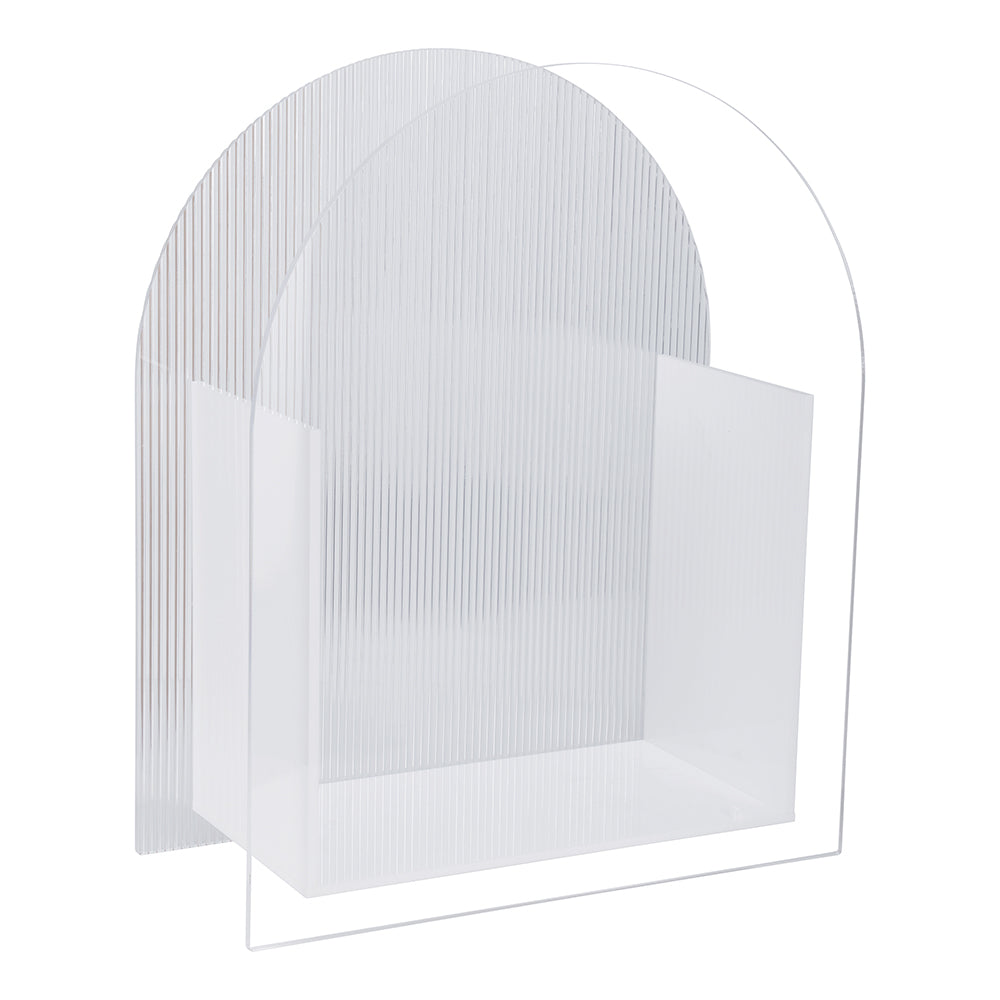 Lucite Magazine Rack