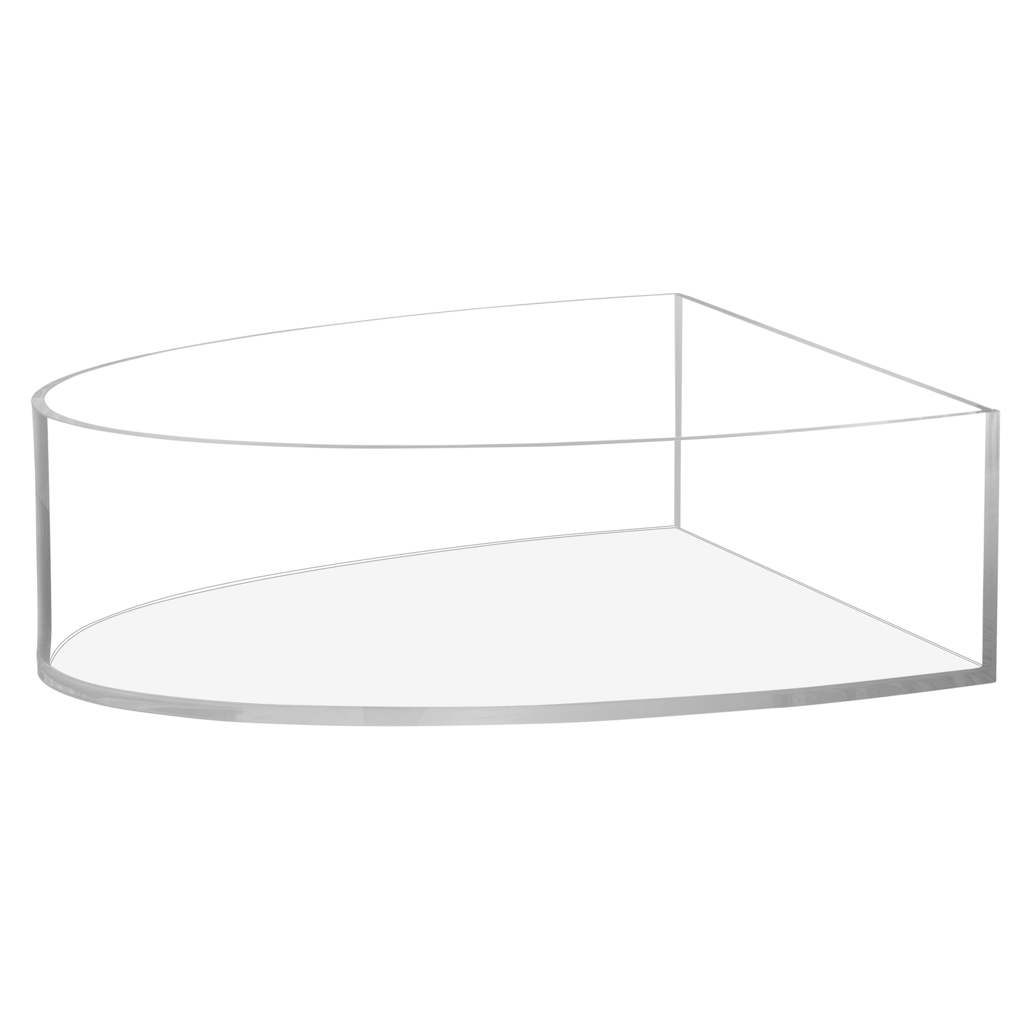 Lucite Oval 2-Piece Dish