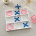 Lucite Pink & Blue Tic Tac Toe Game