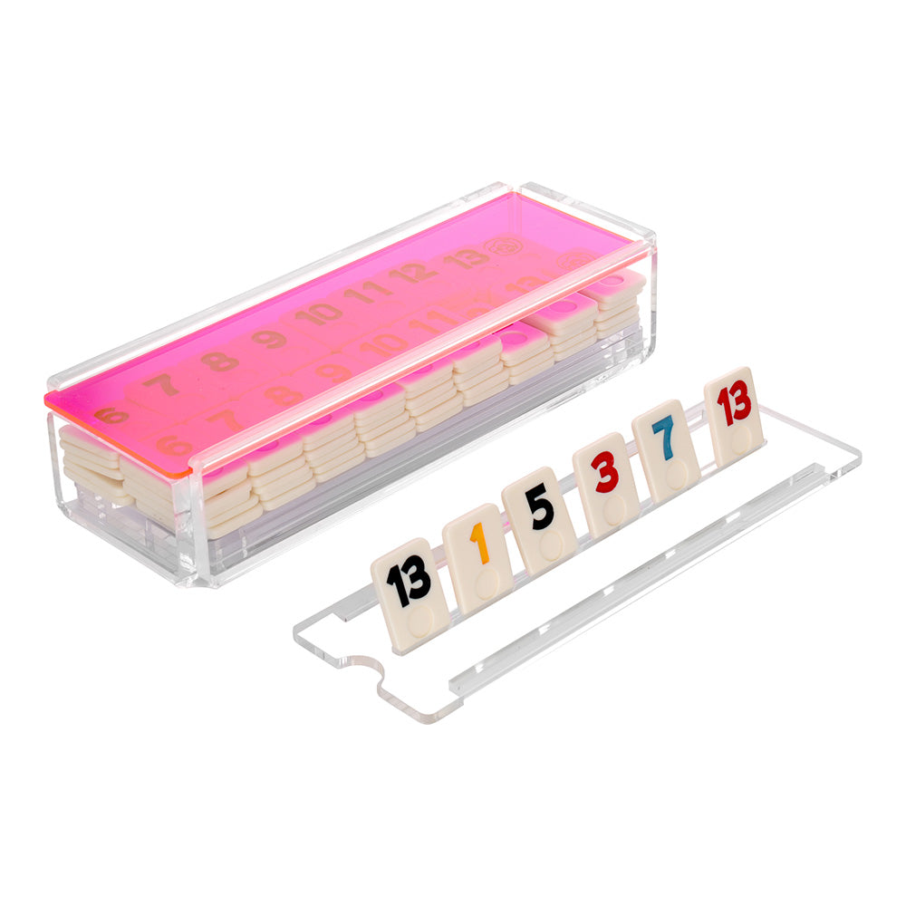 Lucite Rummy Game