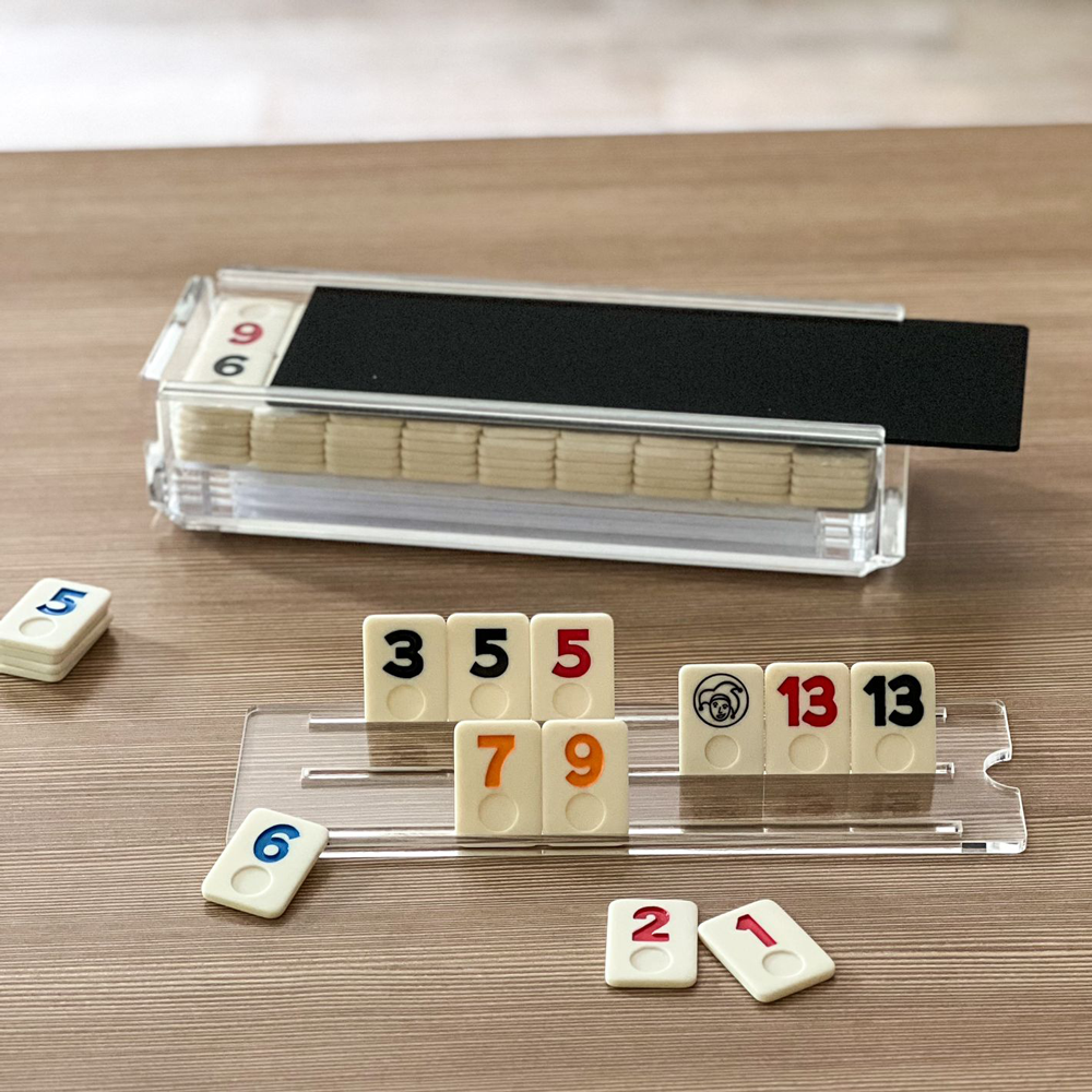 Lucite Rummy Game