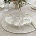 Lucite Seder Plate with Leatherette Backing