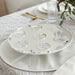 Lucite Seder Plate with Leatherette Backing