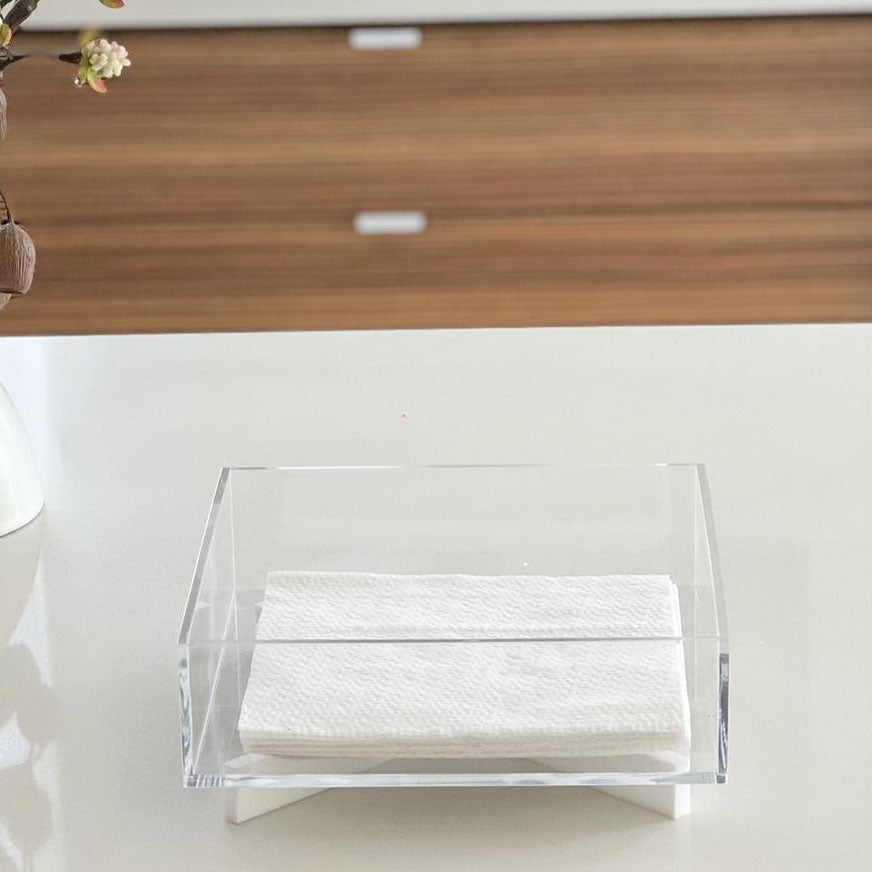 Lucite Square Tray