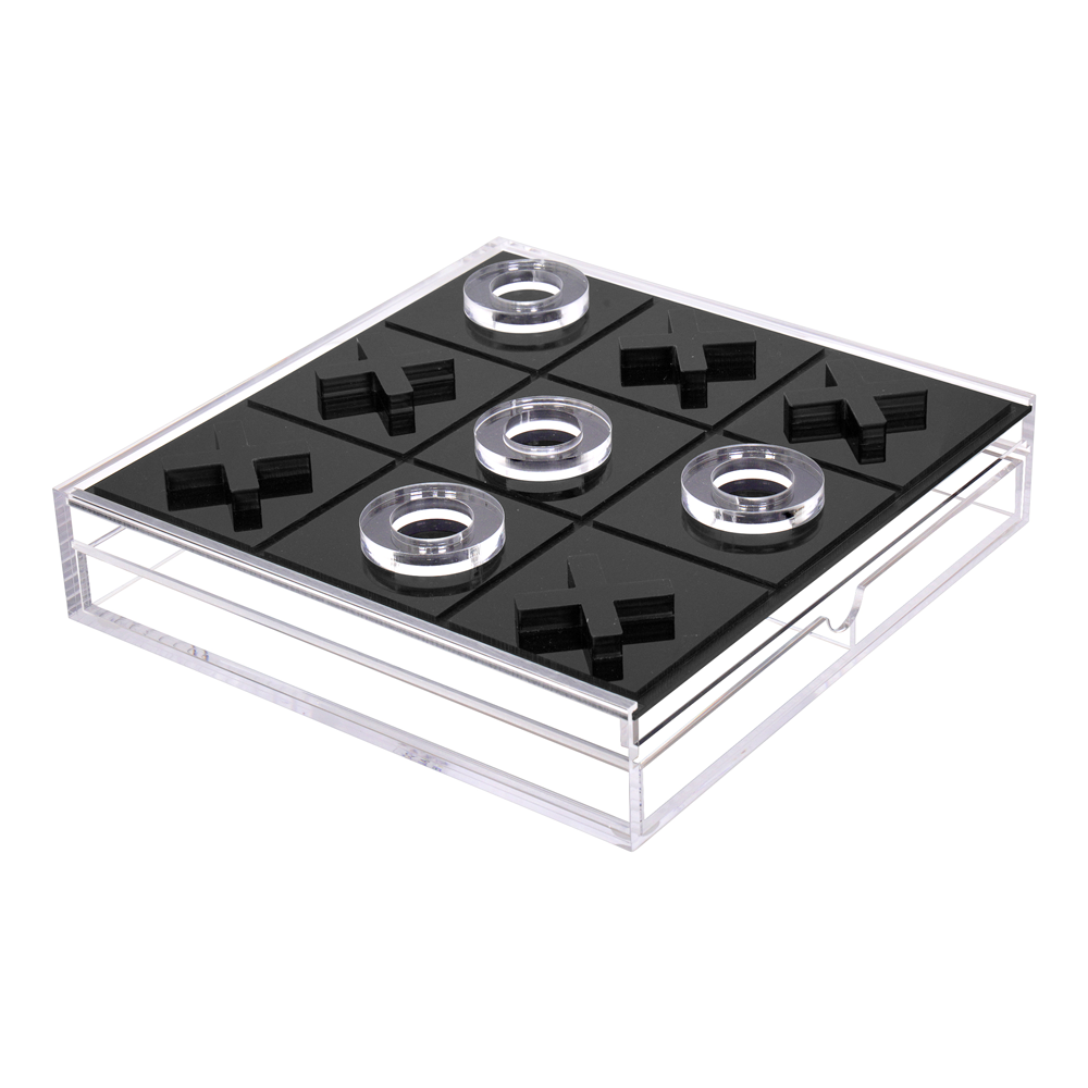 Lucite Tic Tac Toe & Chess Game