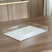 Lucite Tray with Clear Sides & Handles