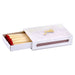 Lucite White Matches Box Holder